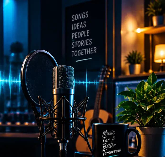 Beathex Studio — a music studio at night